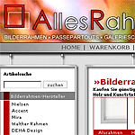 Riesen Auswahl bei wwwAllesRahmen.de