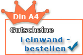 Gutscheincode Leinwand bestellen