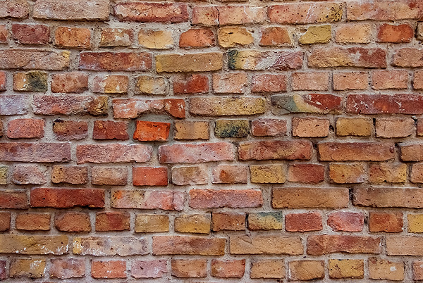 Alte Ziegelstein-Mauer Textur 1