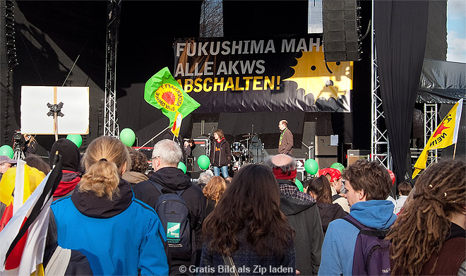 Alle AKWs abschalten - Anti Atomkraft Demo in Berlin