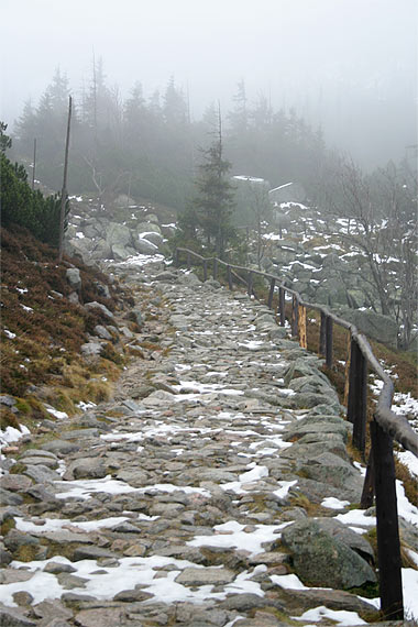 Aufstieg zur Schneekoppe