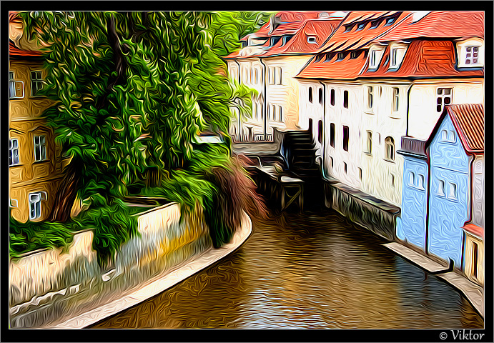 Blick von der Karlsbrücke - Prag