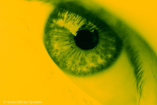 Plakatives Auge mit Photoshop