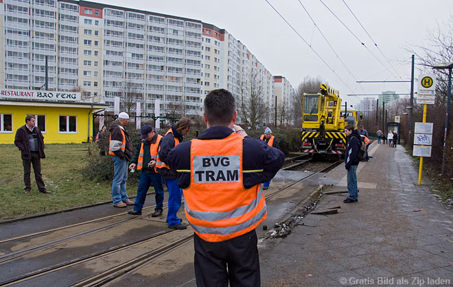 Gleisschäden nach Unfall