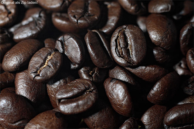 Kaffee - Kaffeebohnen
