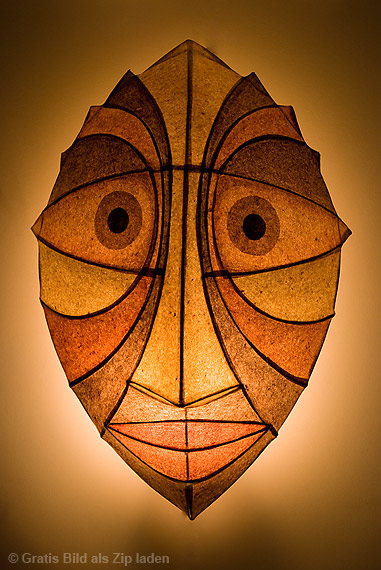 Maske - Lichtkunst