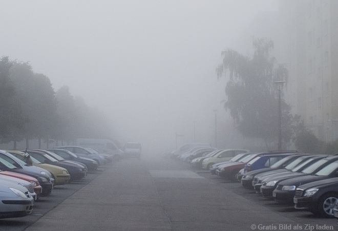 Nebel in den Straßen