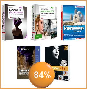 5 Profi Photoshop-Bücher für nur 33,33 Euro