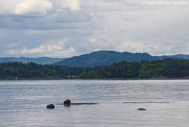 Steine im Oslofjord