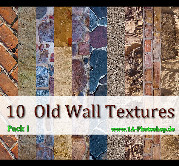 Wand und Mauertexturen gratis downloaden - old wall textures for free download