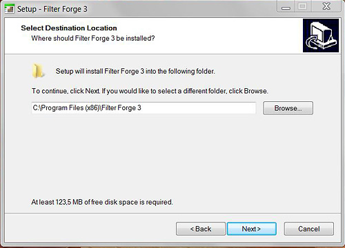 Installation Filter Forge - Bild 4