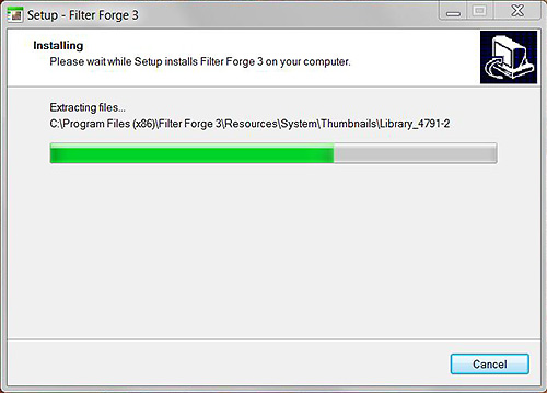 Installation Filter Forge - Bild 7